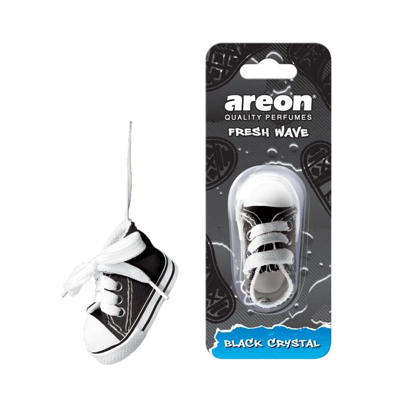 Ароматизатор для автомобиля AREON "FRESH WAVE" BLACK CRYSTAL FW01