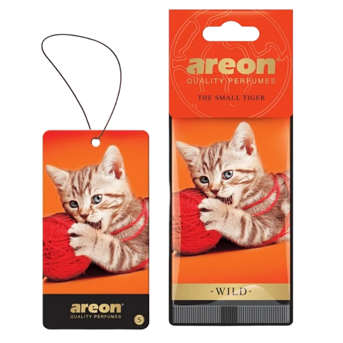 Ароматизатор для авто AREON "WILD" Small Tiger (маленький тигр) AW05
