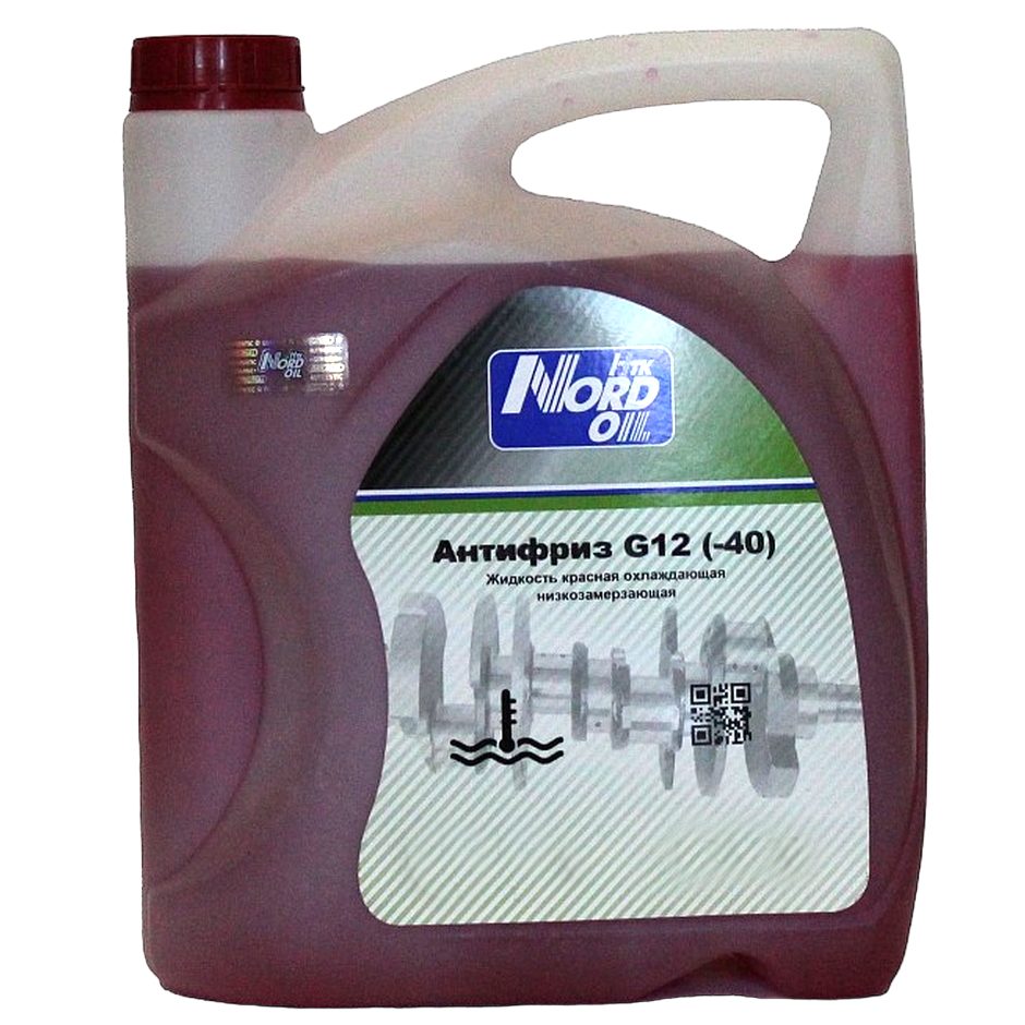 NORD OIL Антифриз G12 красный -40 10кг