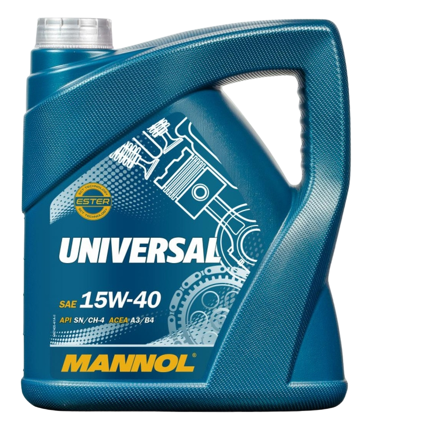 Масло моторное минеральное MANNOL Universal SAE 15W40 API SF/CD 5л