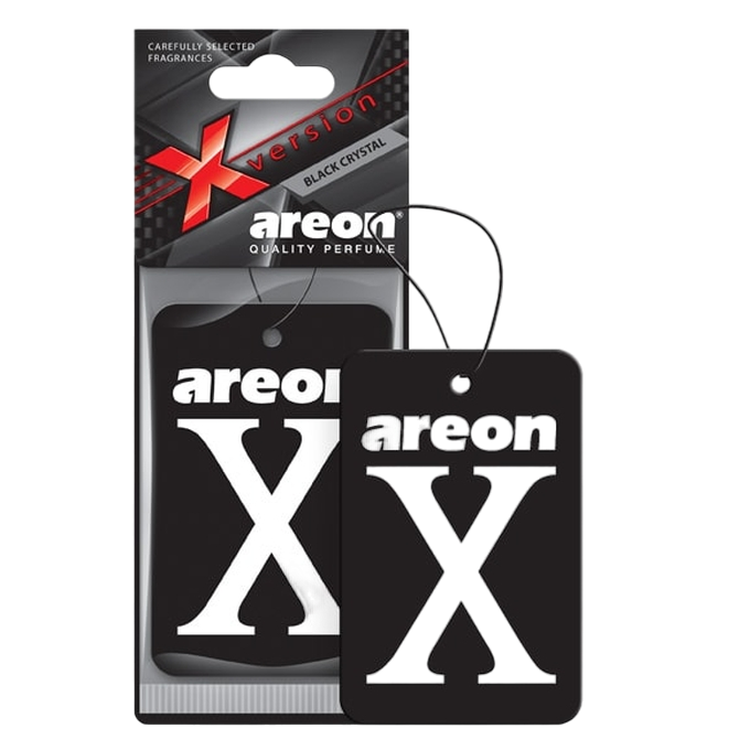 Ароматизатор для авто AREON "REFRESHMENT" X-VER Black Crystal (Черный кристалл) AXV11
