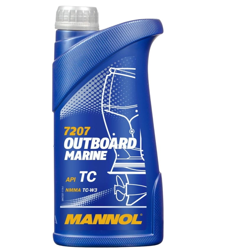 Масло моторное полусинтетическое MANNOL 2-Takt OUTBOARD marine (7207) для под. лодочных моторов