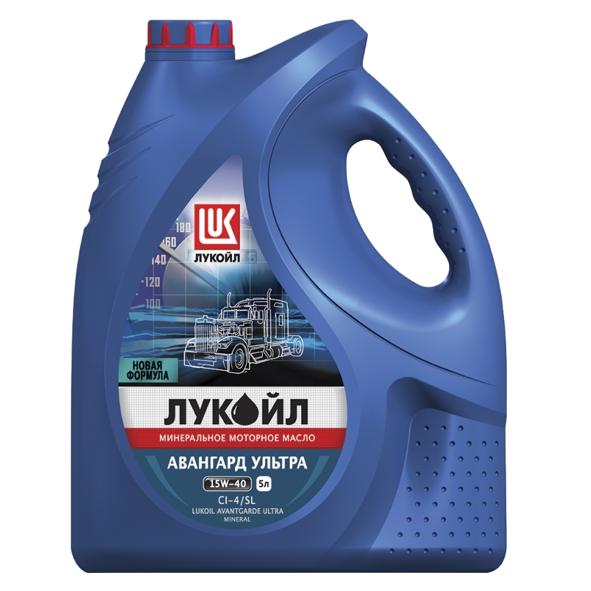 Масло моторное полусинтетическое ЛУКОЙЛ Авангард Ультра SAE 15W40 API CI-4/SL 5 л