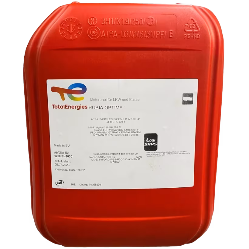 Масло моторное RUBIA OPTIMA 3100 10W40 ACEA E6/E7/E8/E9/E11 API CK-4 20л