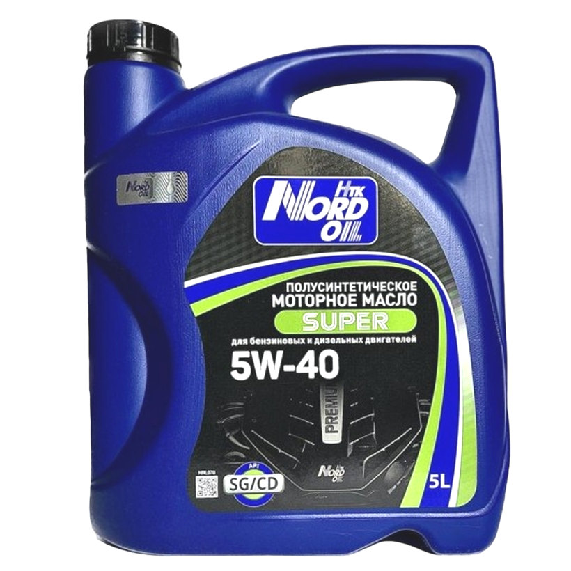 NORD OIL Super 5W-40 SG/CD п/с 5л