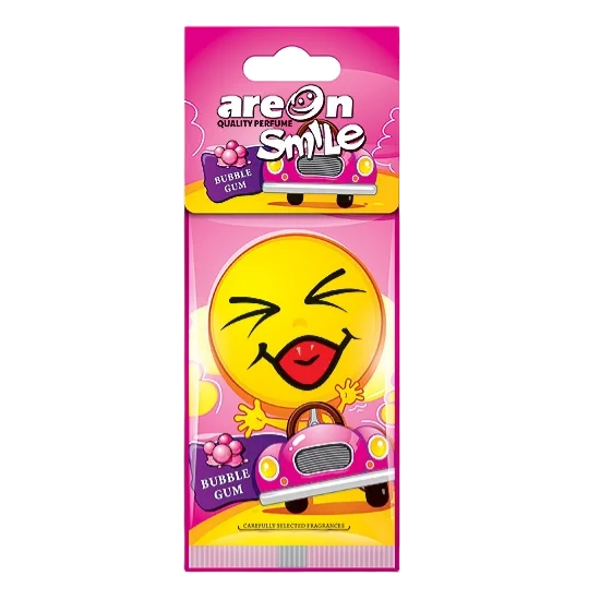 Ароматизатор для автомобиля AREON "SMILE RING" BUBBLE GUM (жевательная резинка) ASD12