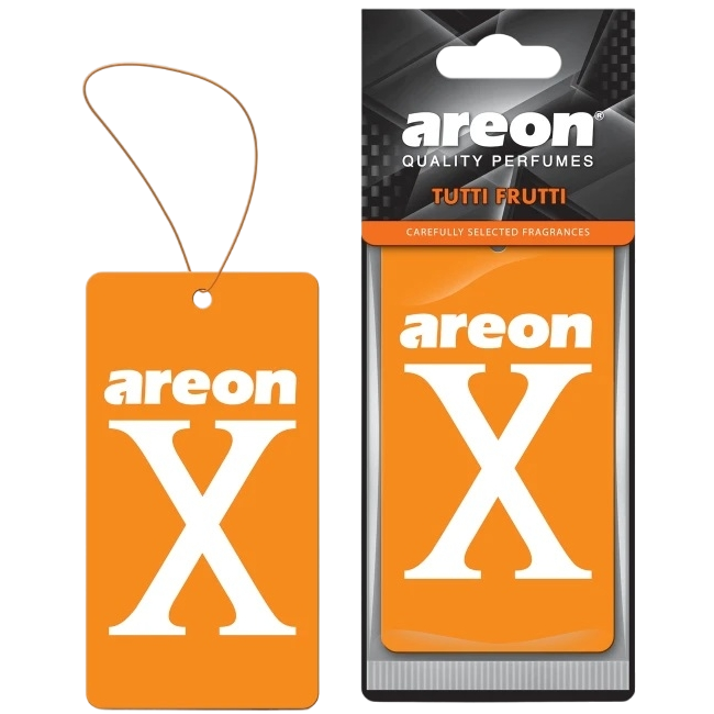Ароматизатор для авто AREON "REFRESHMENT" X-VER ORANGE-Tutti Frutti (Тутти Фрутти) AXV16