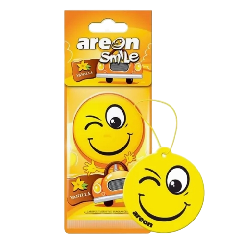 Ароматизатор для автомобиля AREON "SMILE RING" VANILA (ваниль) ASD11