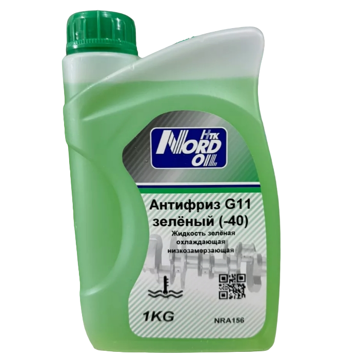 NORD OIL Антифриз G11 зеленый -40 1кг