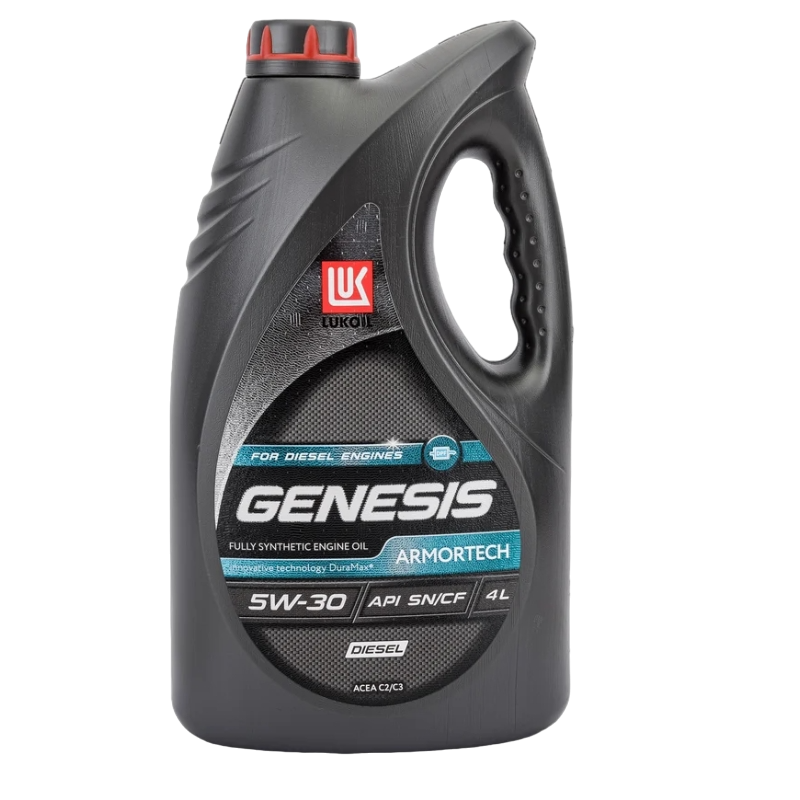 Масло моторное синтетическое ЛУKОЙЛ GЕNESIS ARMORTECH DIESEL 5W30 синт 4л APi SN/CF ACEA C2/C3