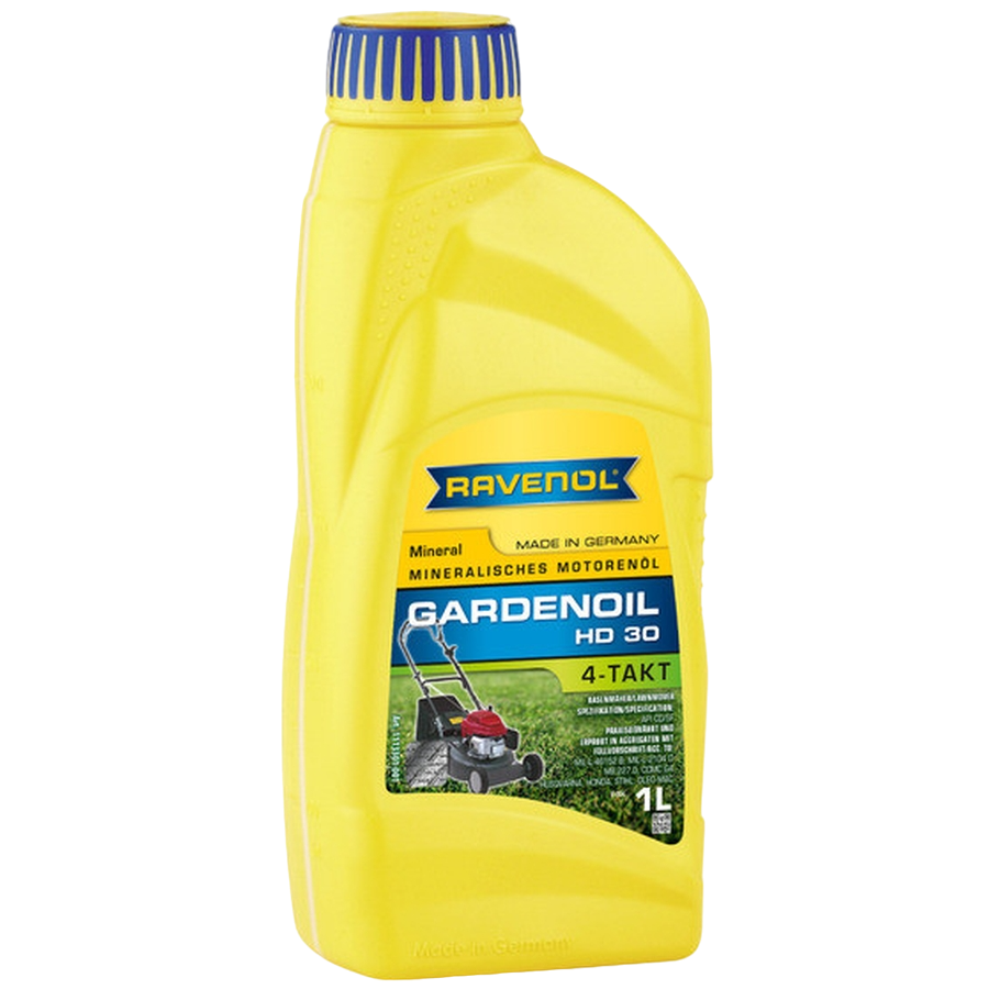 Масло моторное Ravenol Gardenoil HD 30 для 4-х тактных газонокосилок 1л
