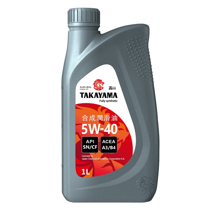 TAKAYAMA SAE 5W-40 API SN/СF масло моторное синтетическое 1л