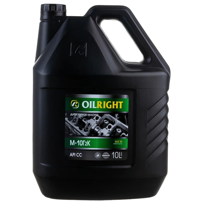 Масло моторное дизельное OIL RIGHT М10Г2К SAE 30 10л
