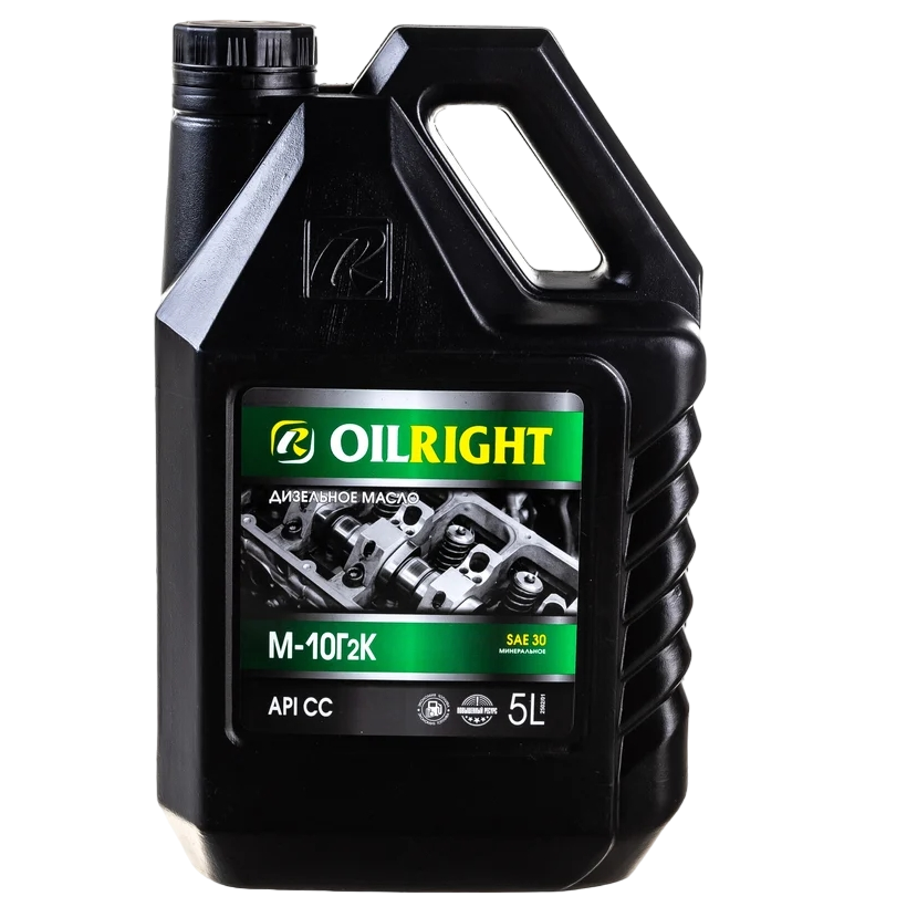 Масло моторное дизельное OIL RIGHT М10Г2К SAE30 5л