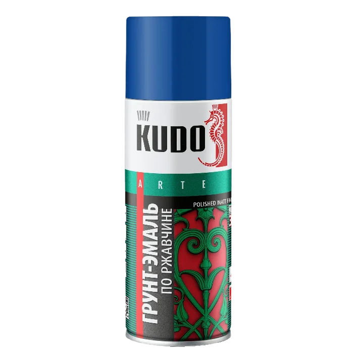 Грунт-эмаль по ржавчине KUDO RAL 5005 синяя