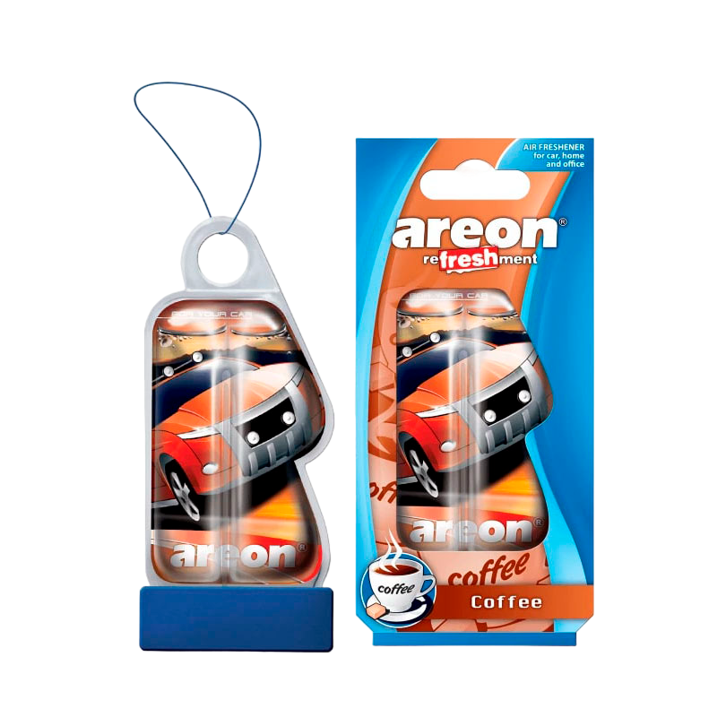 Ароматизатор для автомобиля AREON "REFRESHMENT LIQUID" perfume COFFEE
