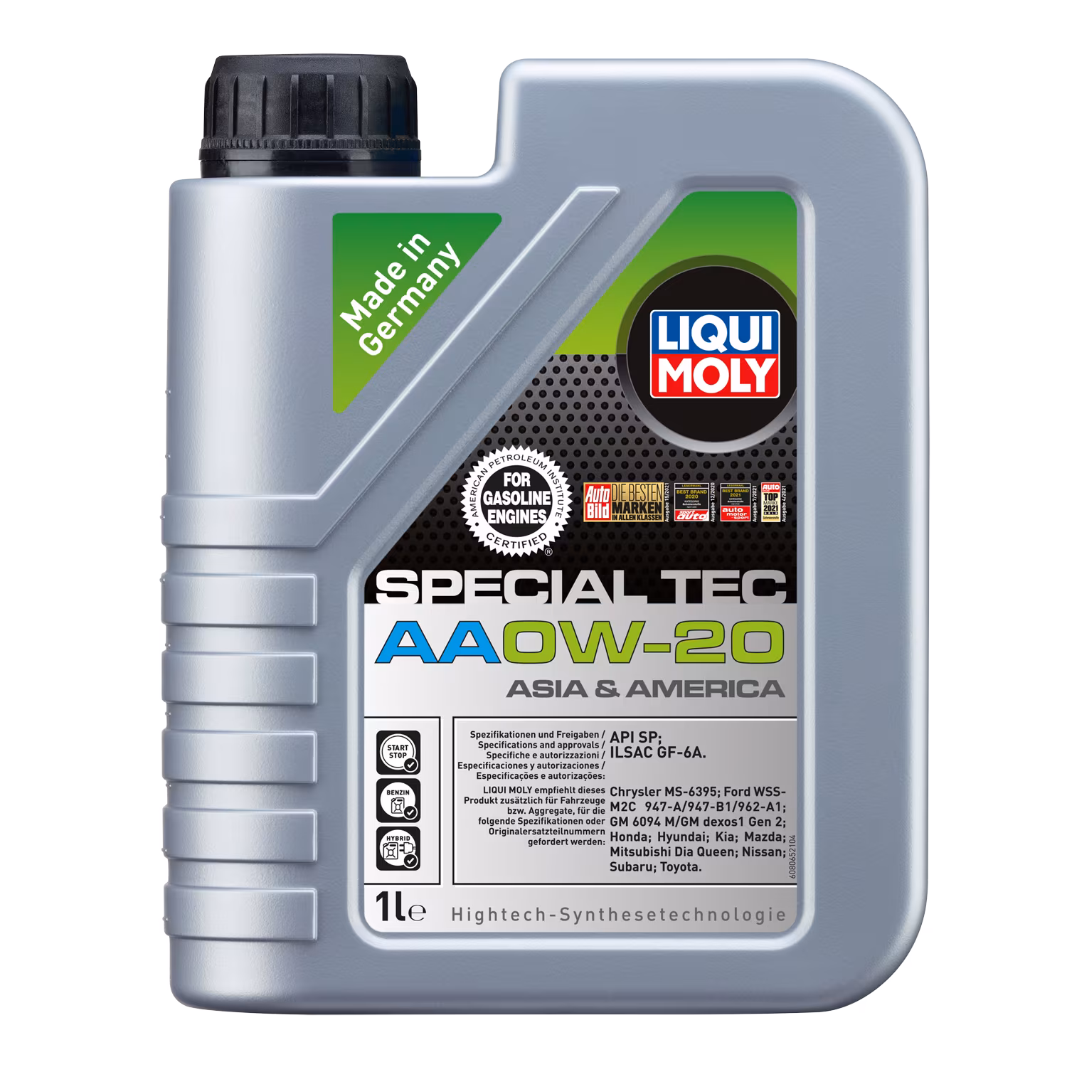 Масло моторное синтетическое LIQUI MOLY Special Tec AA SAE 0W20 API SP ILSAC GF-6A 1л