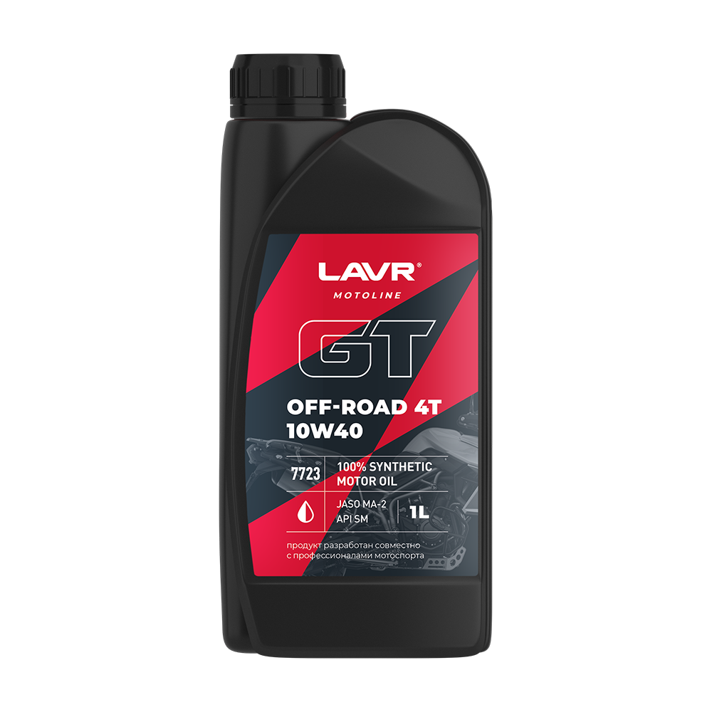 LAVR Motoline GT OFF ROAD 4T 10W-40 1 л Ln7723 — Моторное масло