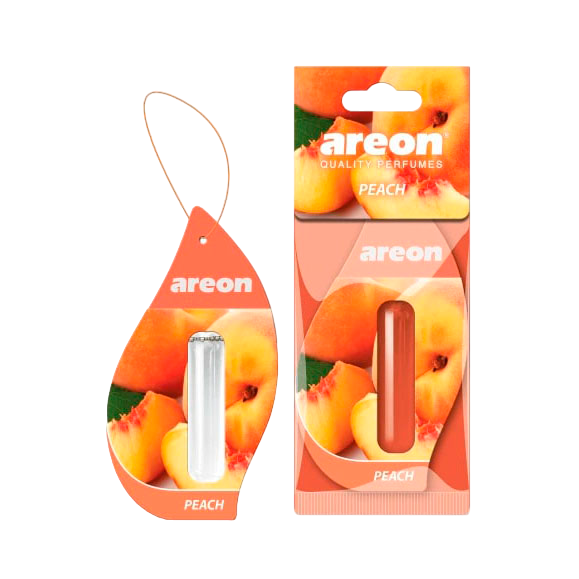 Ароматизатор для автомобиля AREON "LIQUID" Peach 5мл
