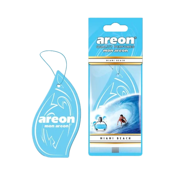 Ароматизатор для автомобиля AREON "MON AREON" MIAMI BEACH