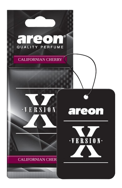 Ароматизатор для авто AREON "REFRESHMENT"X-VER Californian Cherry (вишня калифорния) AXV08
