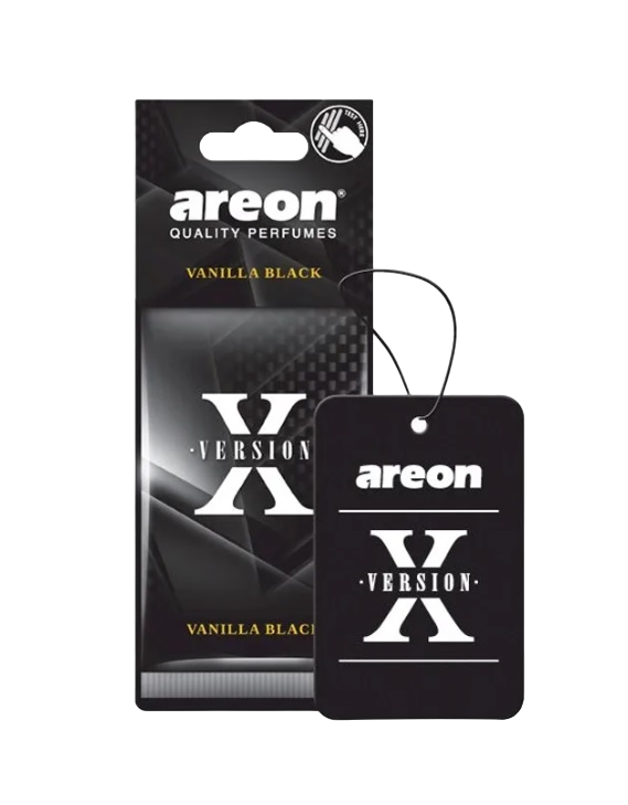 Ароматизатор для авто AREON "REFRESHMENT" X-VER VANILLA BLACK (ваниль блэк) AXV19