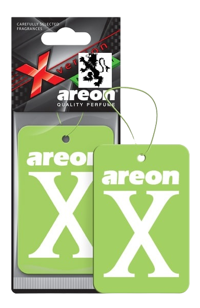 Ароматизатор для авто AREON "REFRESHMENT" X-VER GREEN - Melon (Дыня) AXV15