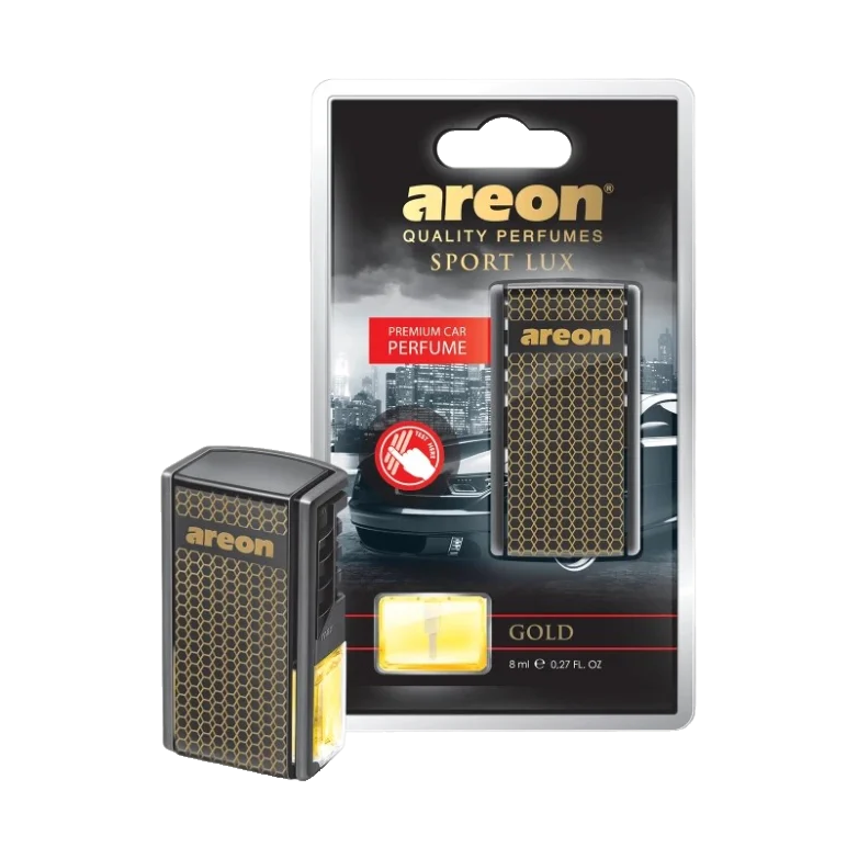 Ароматизатор для автомобиля AREON "CAR box SUPERBLISTER" GOLD 8мл