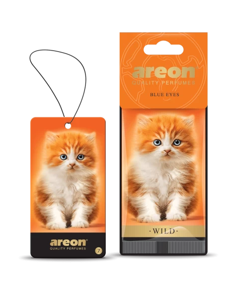 Ароматизатор для авто AREON "WILD" Blue Eyes (голубые глаза) AW07