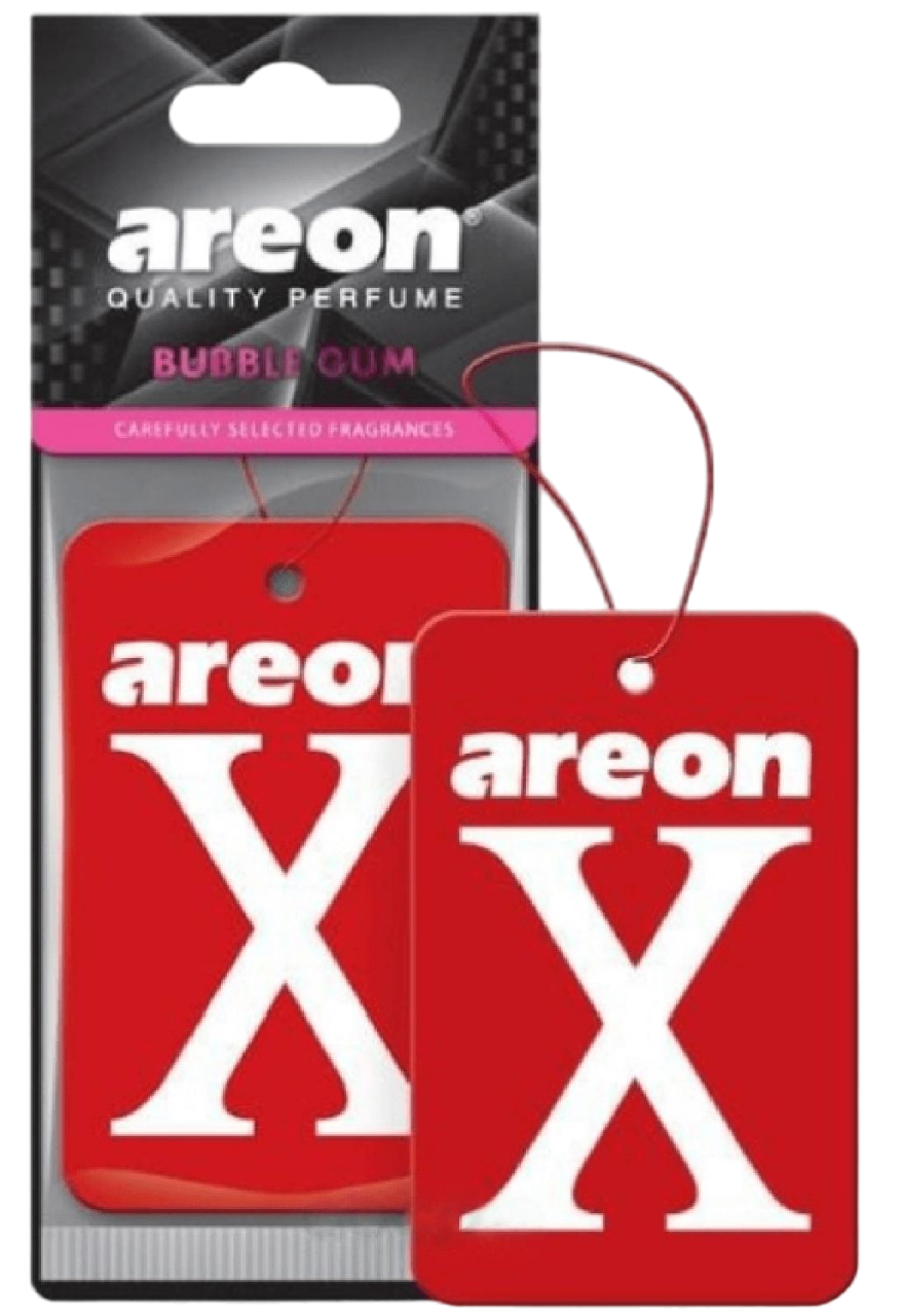 Ароматизатор для авто AREON "REFRESHMENT" X-VER RED - Bubble Gum (Бабл Гам) XV01