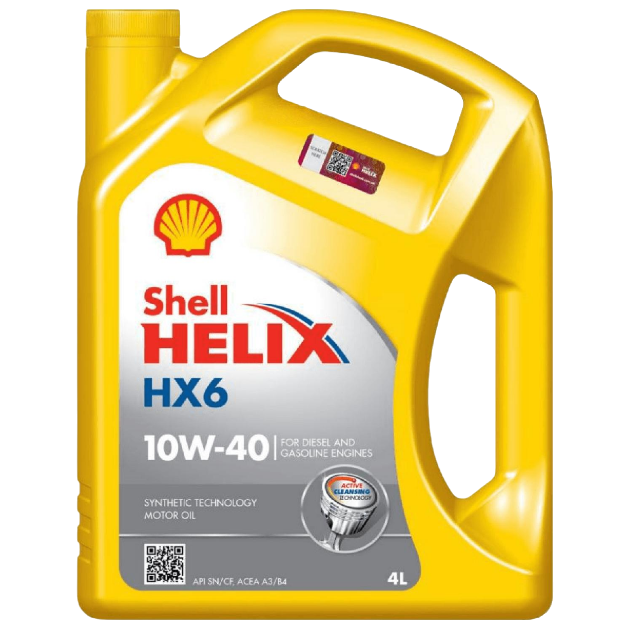 Масло моторное синтетическое Shell HX-6 10W40 TR 4л