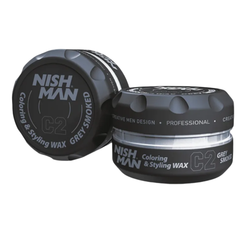 NISHMAN C2 Greysmoked цветной воск для волос 100мл