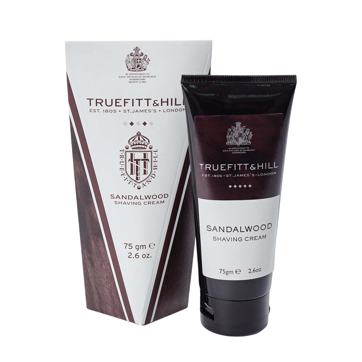 Truefitt&Hill Крем для бритья в тюбике Sandalwood Shaving Cream 75г