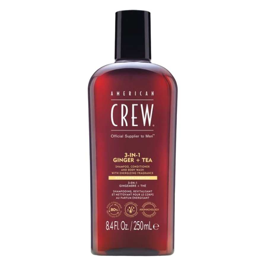 AC 3IN1 GINGER + TEA Шампунь кондиционер и гель для душа 3 в 1 Имбирь и зеленый чай 250мл
