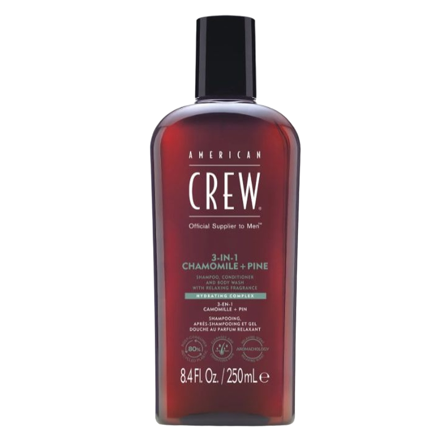 AC 3IN1 CHAMOMILE + PINE Шампунь кондиционер и гель для душа 3 в 1 Ромашка и сосна 250мл