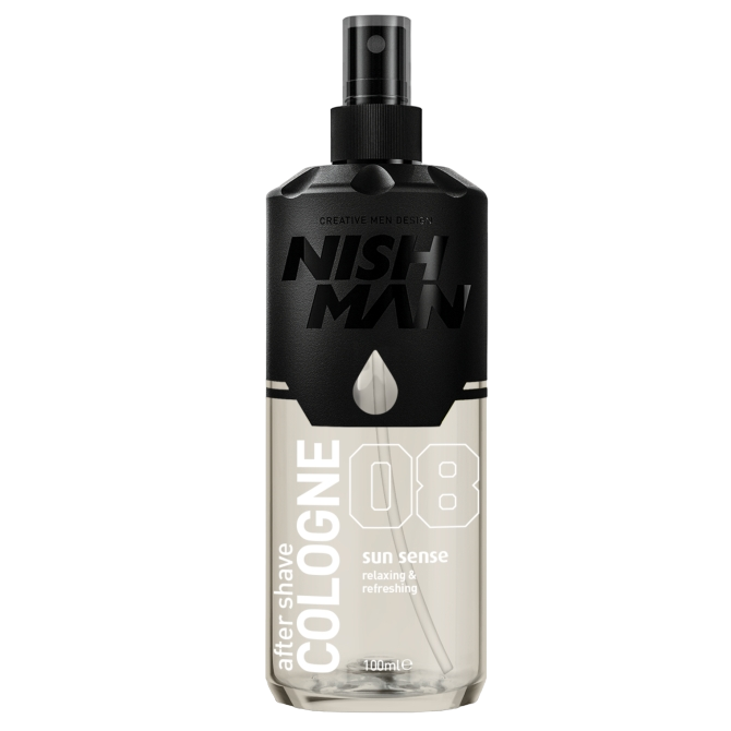 NISHMAN 08 Aftershave Cologne Sun Sense Одеколон после бритья 100мл