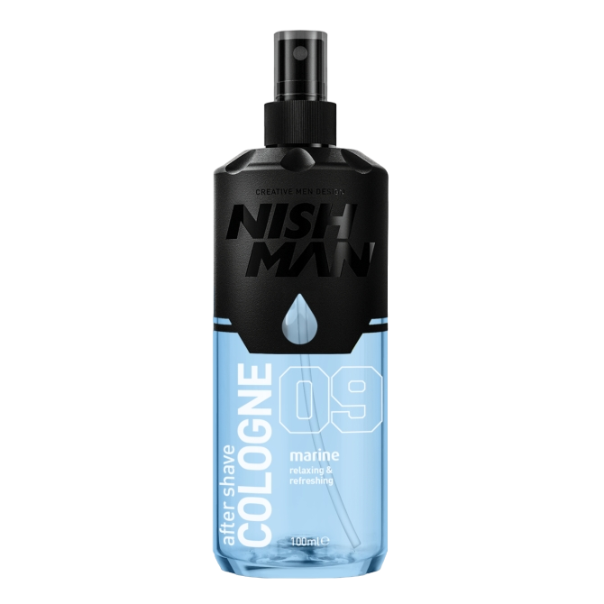 NISHMAN 09 Aftershave Cologne Marine Одеколон после бритья 100мл
