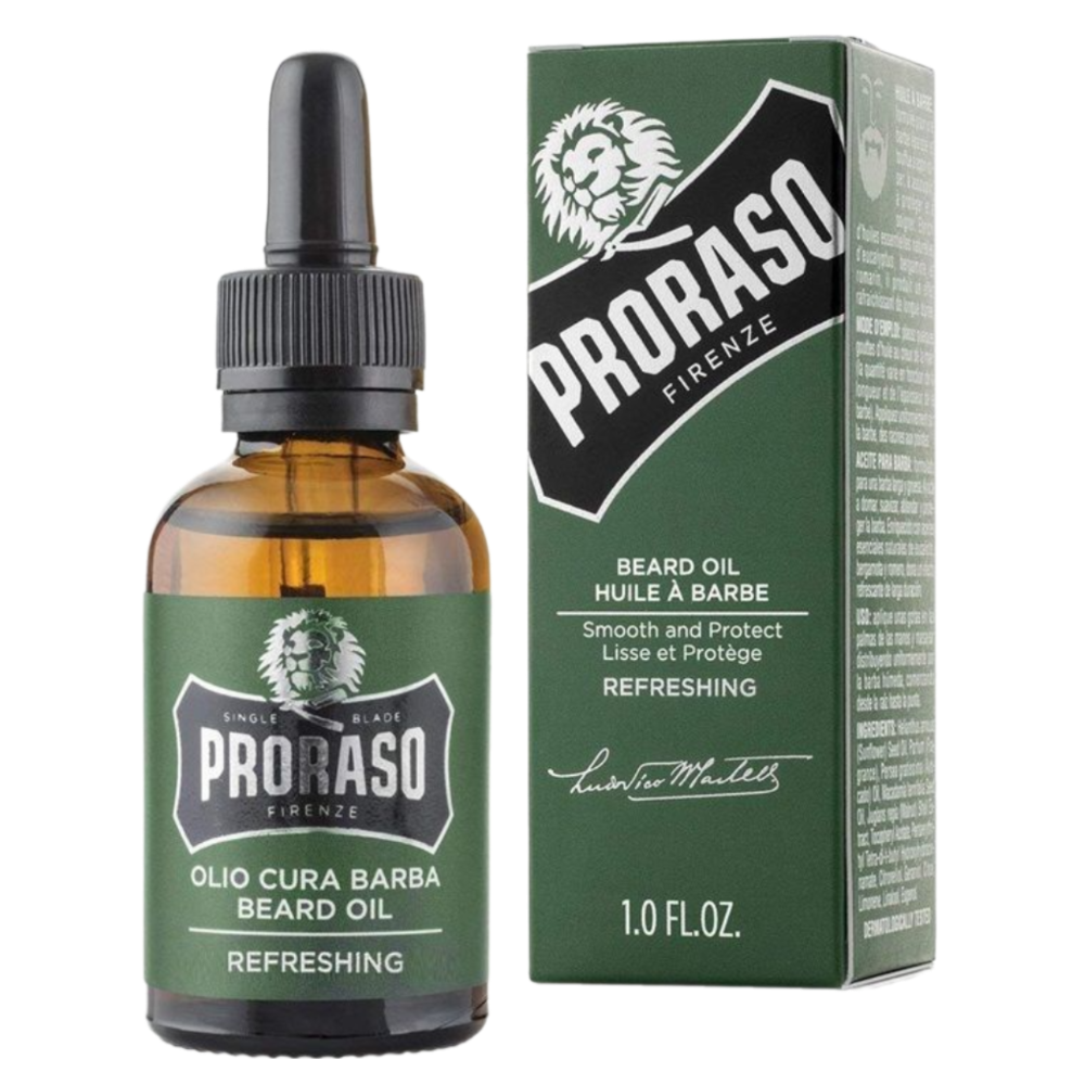 PRORASO Масло для бороды освежающее 30мл