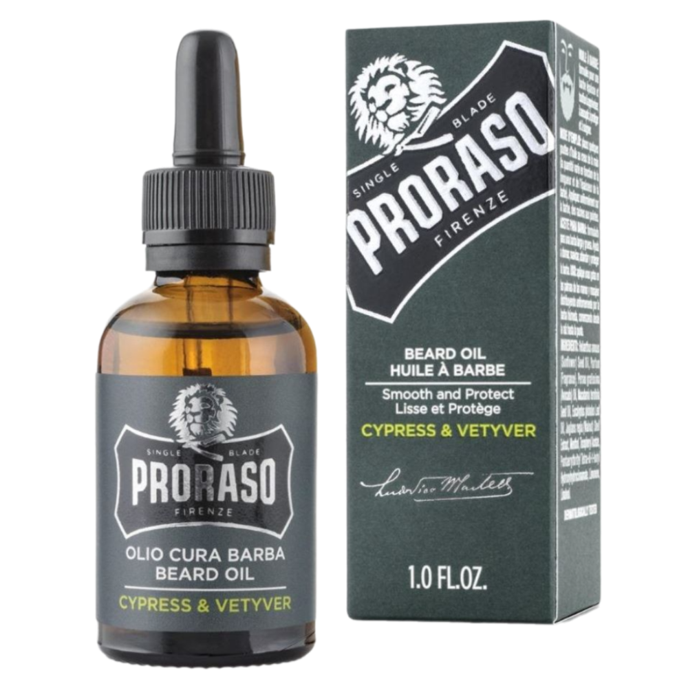 PRORASO Масло для бороды CYPRESS&VETYVER 30мл