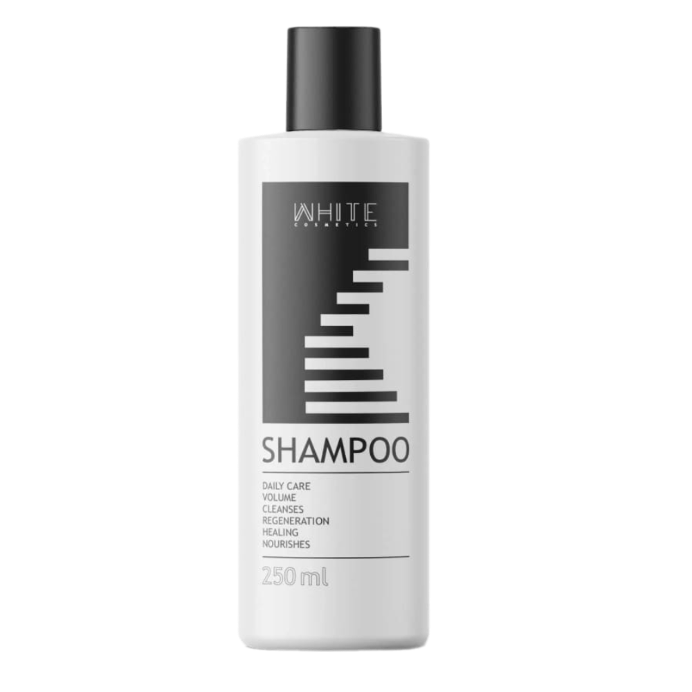 WHITE COSMETIC Шампунь для волос Daily Care с крышкой флип-топ 250мл