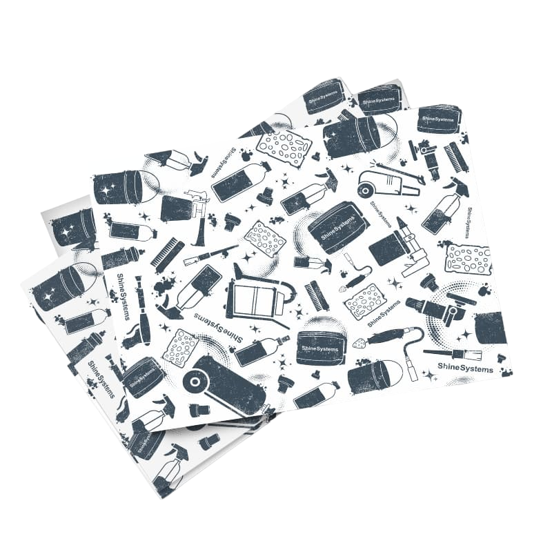 Shine Systems PaperMats бумажные двухслойные коврики для авто размер 525х405 500шт
