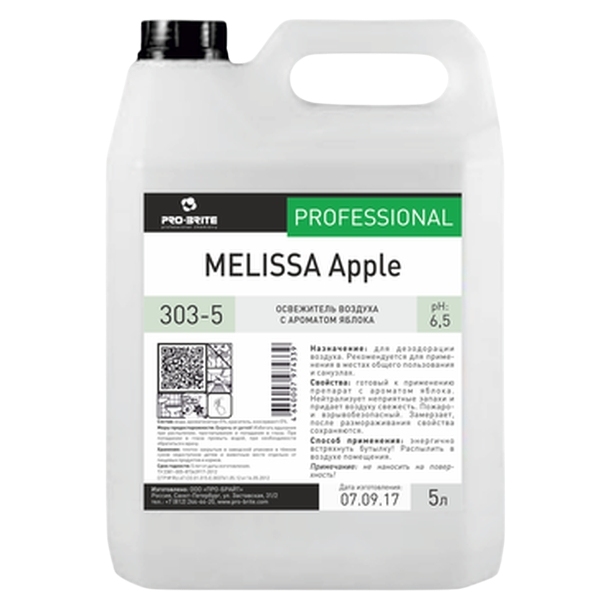 Melissa Apple Освежитель воздуха с ароматом яблока PRO-BRITE 5л