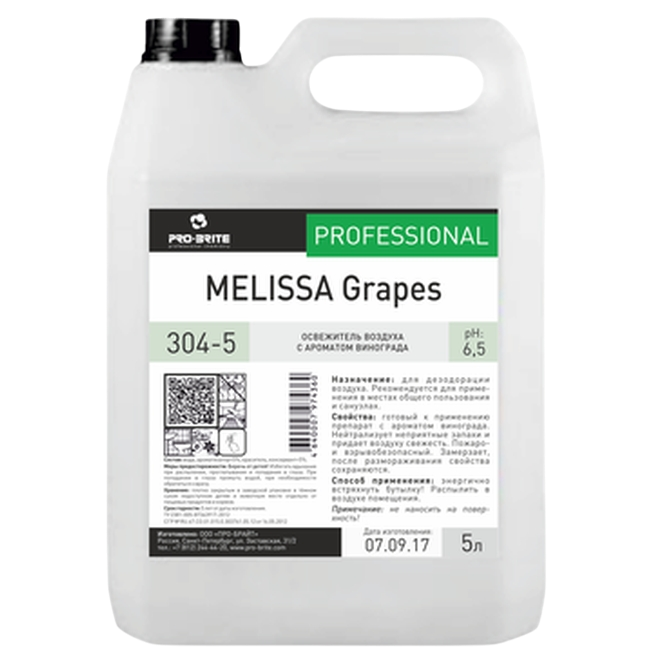 Melissa Grapes Освежитель воздуха с ароматом винограда PRO-BRITE 5л