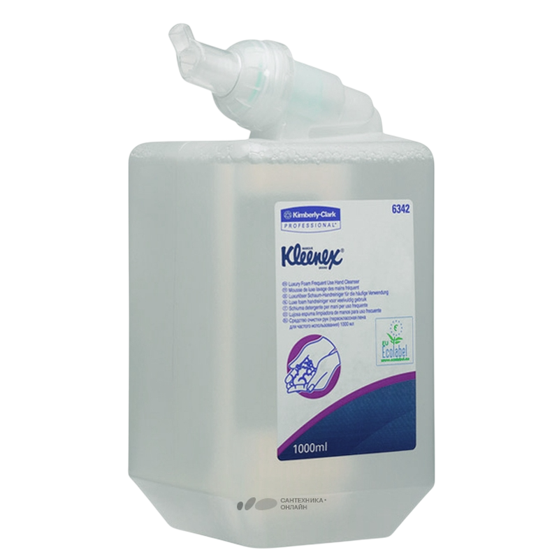 Пенное мыло KLEENEX для частого использования, прозрачный, 1л