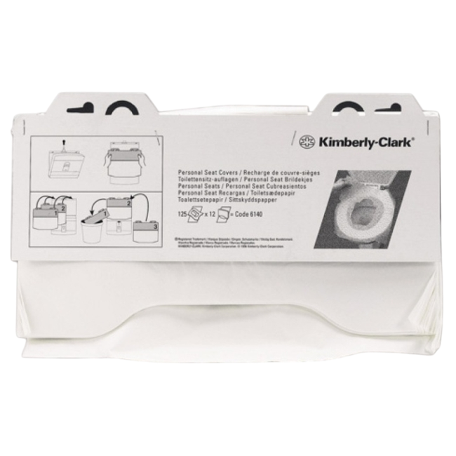 Индивидуальные (гигиенические) покрытия на сиденье унитаза KIMBERLY-CLARK PROFESSIONAL 12шт