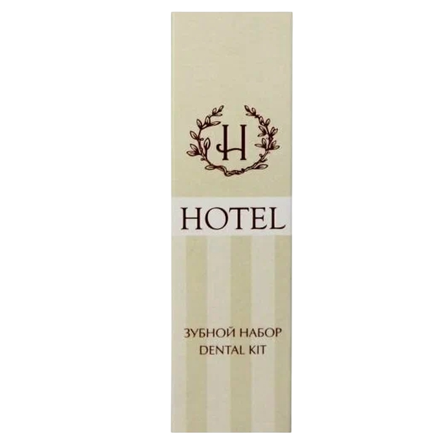 Зубной набор в картонной упаковке «HOTEL»
