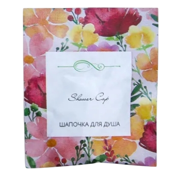Шапочка для душа в бумажной упаковке «AQUARELLE»