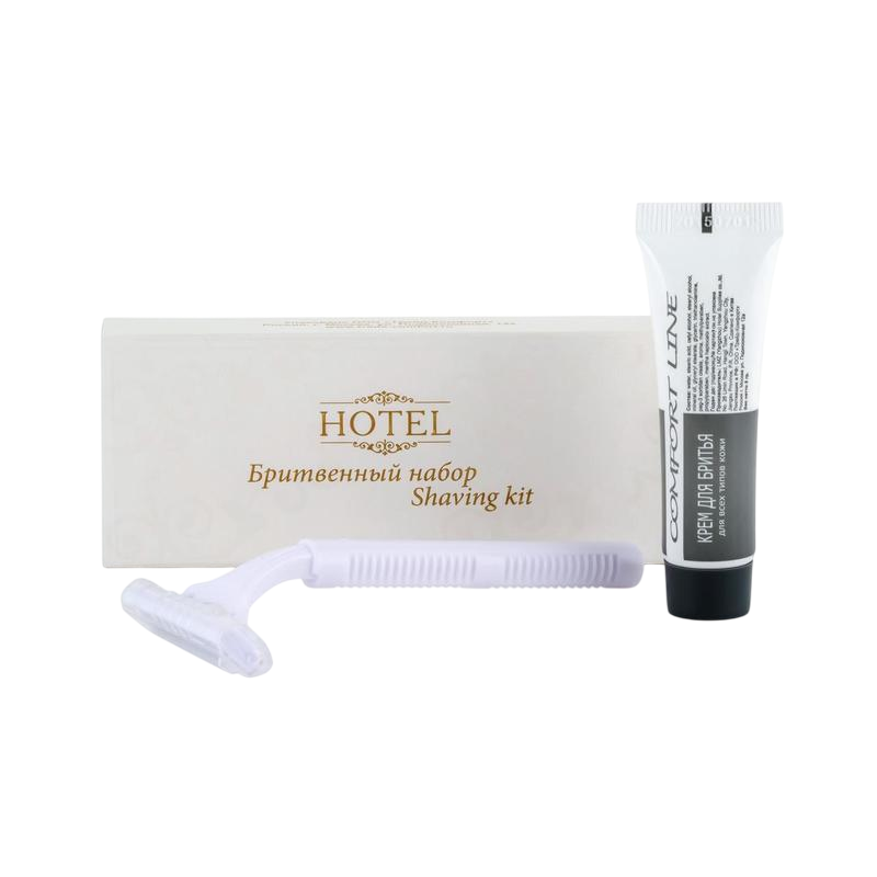 Бритвенный набор в картоне «»HOTEL GOLD»