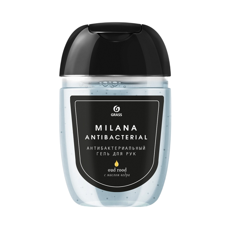 Гигиенический гель для рук Milana Oud rood, 30мл
