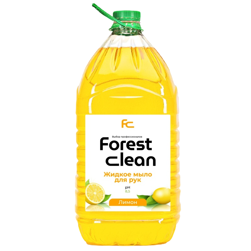 Forest Clean жидкое мыло ПЭТ «Лимон», 5л